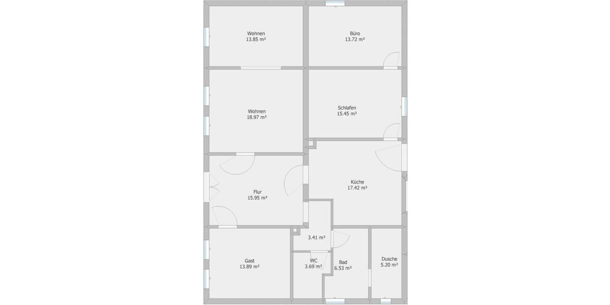 Erdgeschoßwohnung Haßbergen - 4 Zimmer, 120 m&sup2;, 850&euro; | Angebot:24507079