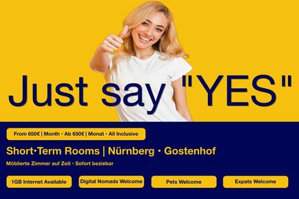 Wohnen auf Zeit Nürnberg Eberhardshof - 12 Zimmer, 110 m&sup2;, 650&euro; | Angebot:26690765