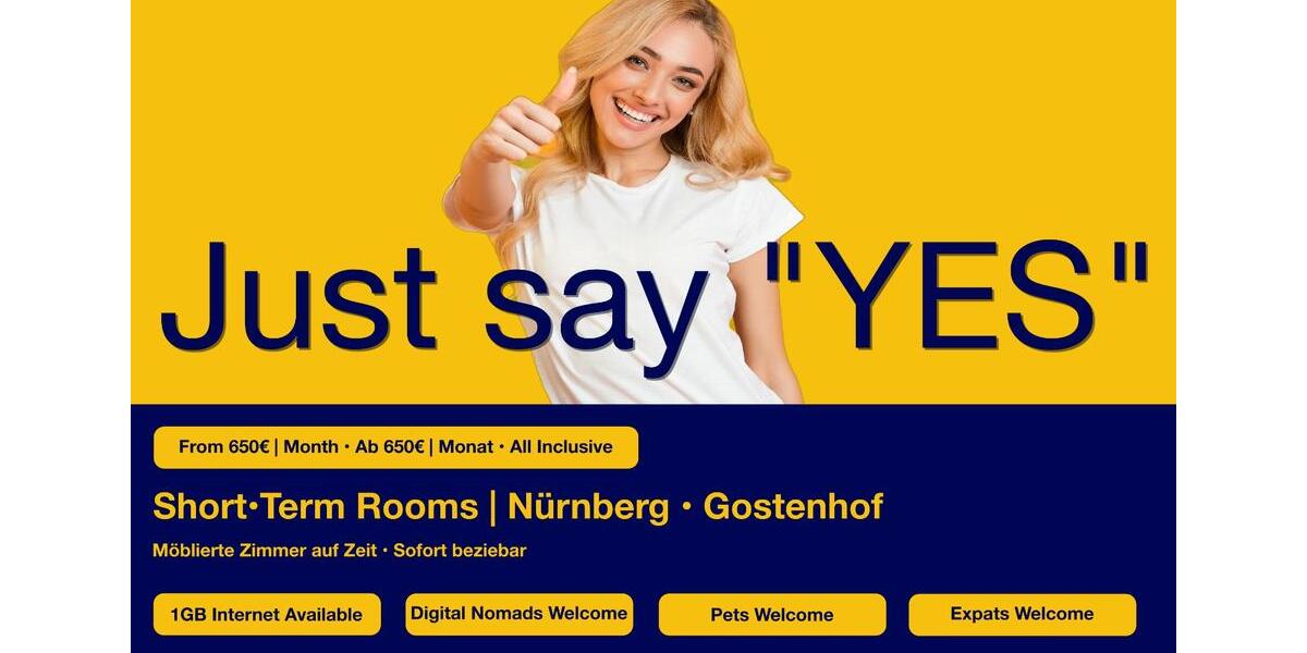 Wohnen auf Zeit Nürnberg Eberhardshof - 12 Zimmer, 110 m&sup2;, 650&euro; | Angebot:26690765
