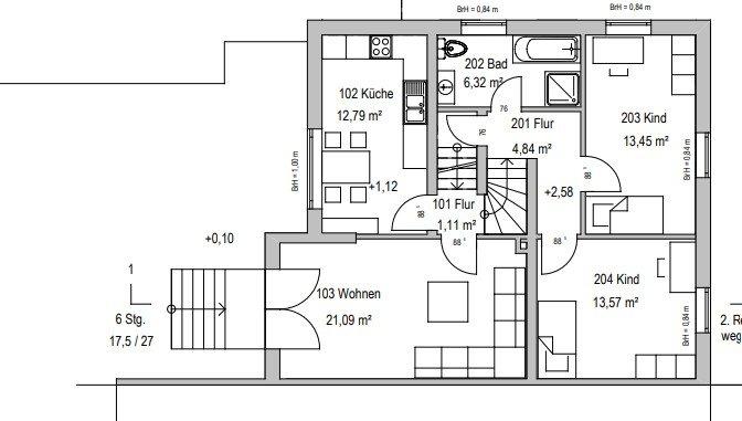 Etagenwohnung Köln Chorweiler - 4.5 Zimmer, 120 m&sup2;, 1.800&euro; | Angebot:26375140
