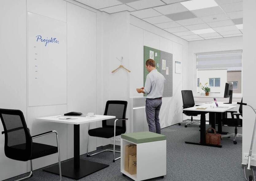 Flexibel gestaltbare modernisierte Büroräume in Braunschweig - All-in-Miete zimmer