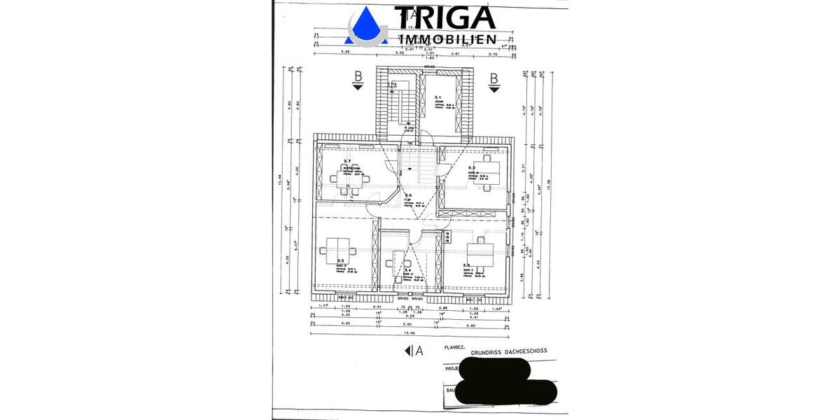 Dachgeschoßwohnung Nordhausen - 4 Zimmer, 148 m&sup2;, 1.184&euro; | Angebot:25376309