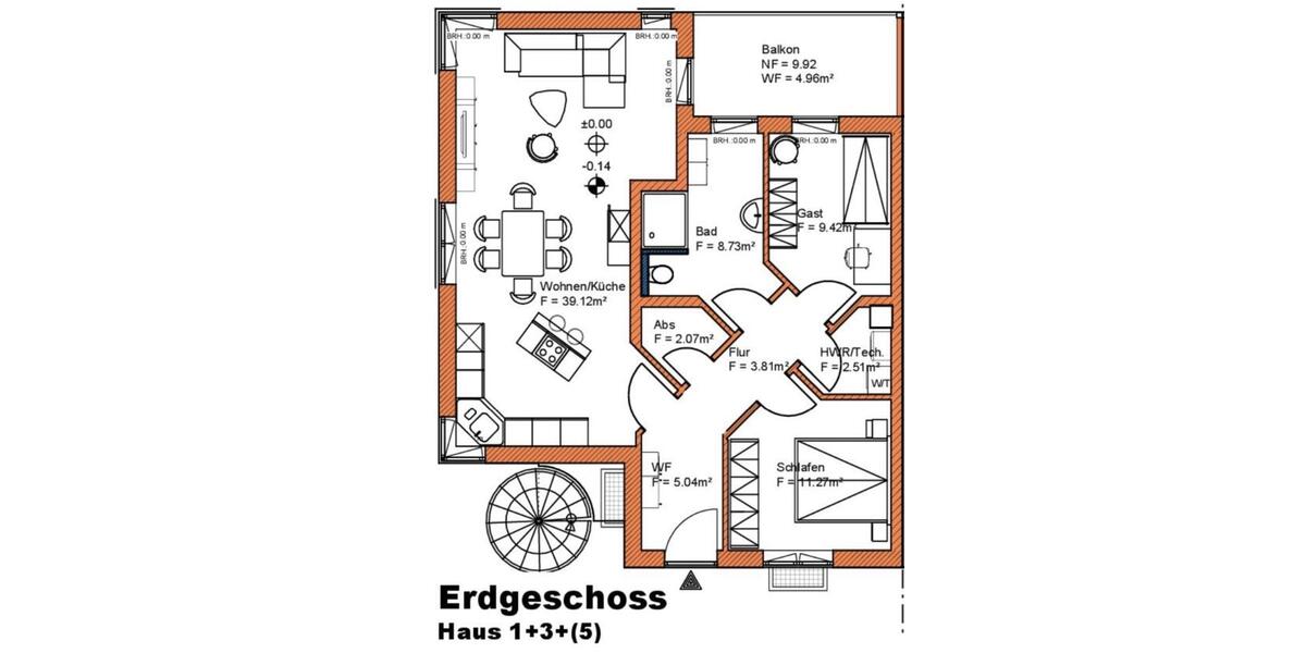 Erdgeschoßwohnung Gemünden - 3 Zimmer, 86 m&sup2;, 880&euro; | Angebot:26320656