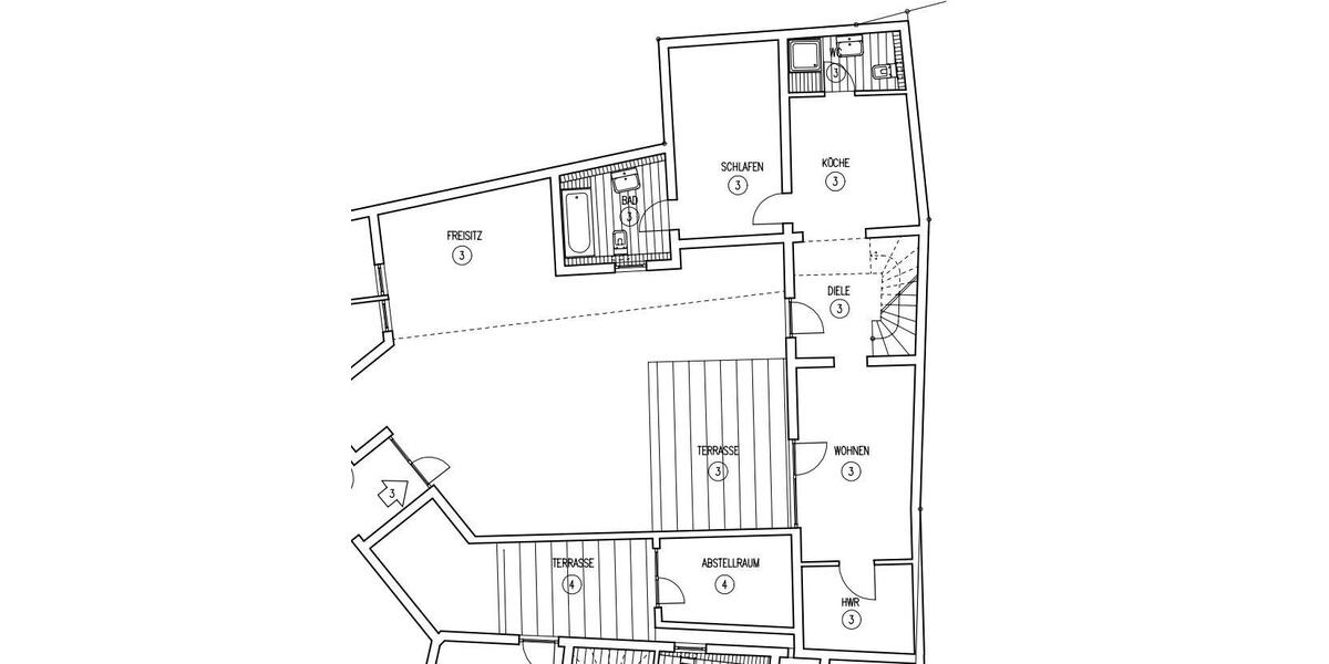 HinterhausHofreite mit Hof 4 Zimmer Nordenstadt 4 zimmer