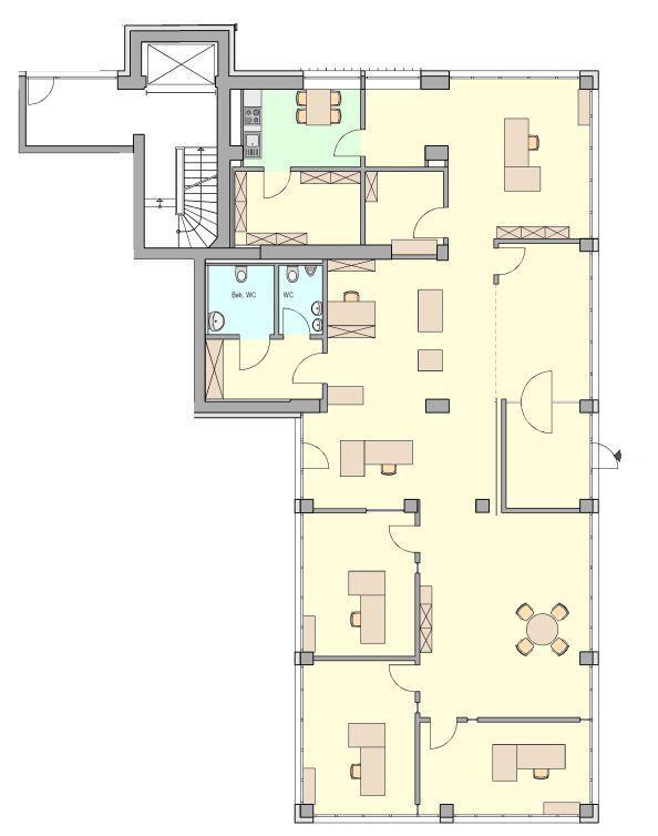 VB3922 Attraktive, barrierefreie, helle und klimatisierte Gewerbefläche mit großem Schaufenster Regensburg - Ost zimmer
