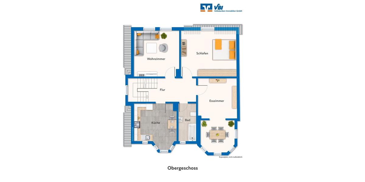 Maisonettenwohnung Osterholz-Scharmbeck Scharmbeck - 5 Zimmer, 136 m&sup2;, 1.200&euro; | Angebot:24793430
