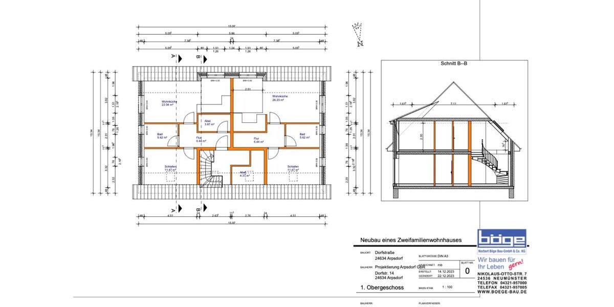 Etagenwohnung Padenstedt - 2 Zimmer, 57 m&sup2;, 750&euro; | Angebot:23847436