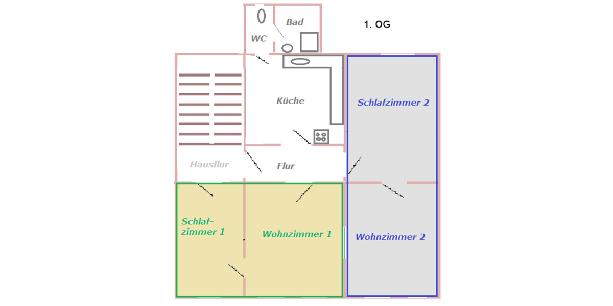 1,5 WG-Zimmer 1.5 zimmer