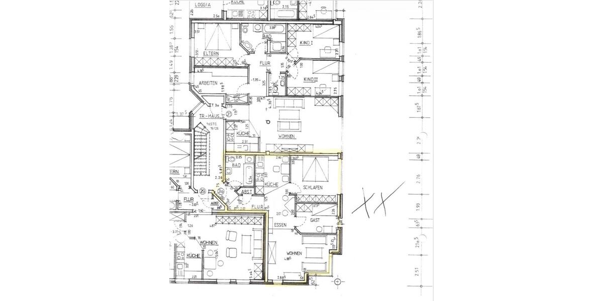 Etagenwohnung Ibbenbüren - 3 Zimmer, 61 m&sup2;, 640&euro; | Angebot:26248857