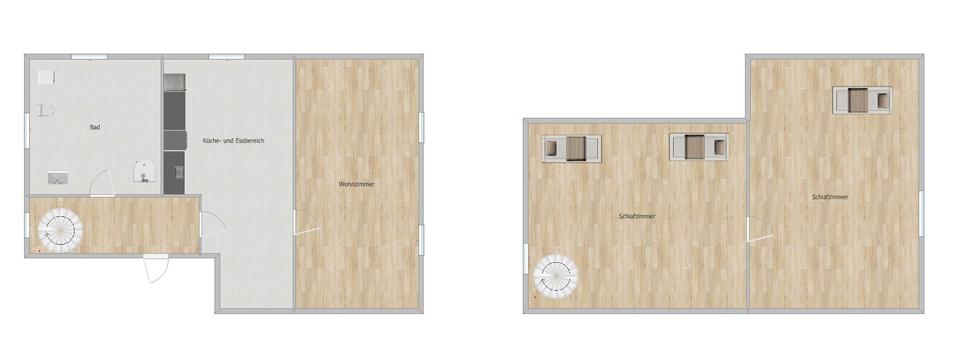 Maisonettenwohnung Lohr am Main - 3 Zimmer, 86 m&sup2;, 850&euro; | Angebot:26662968