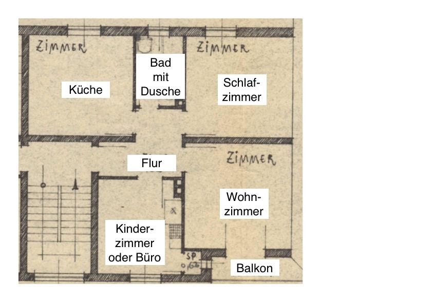 Etagenwohnung Ingolstadt Münchener Straße - 3 Zimmer, 70 m&sup2;, 900&euro; | Angebot:25975860