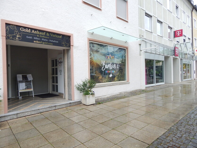 Gewerbefläche zentral in der Freilassinger Fußgängerzone - frei ab sofort.