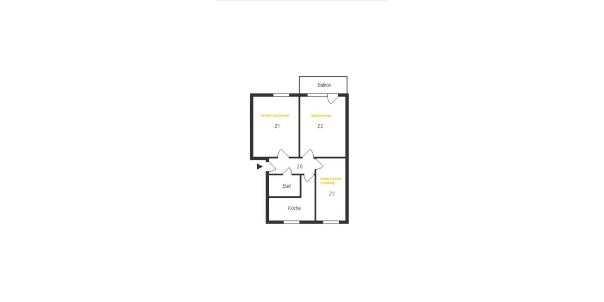 Wohnen auf Zeit Potsdam Industriegelände - 3 Zimmer, 62 m&sup2;, 550&euro; | Angebot:26417557