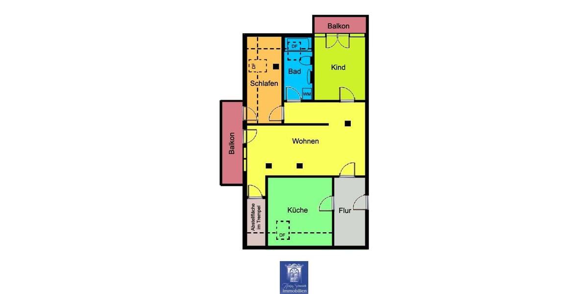 Dachgeschoßwohnung Kamenz - 3 Zimmer, 87 m&sup2;, 570&euro; | Angebot:24774796