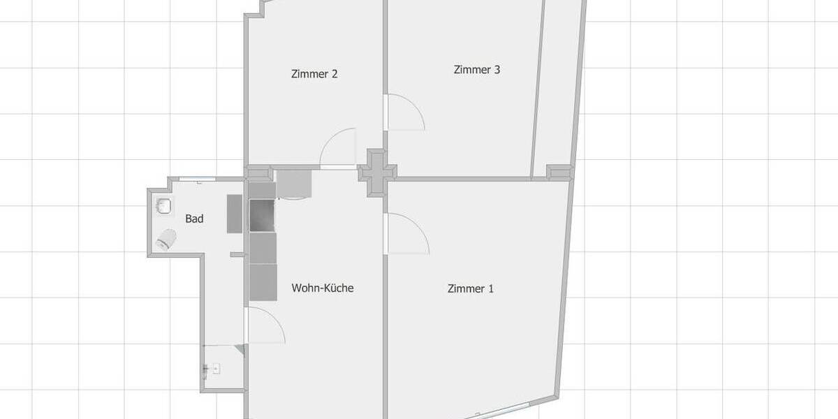 Etagenwohnung Fürstenwalde - 4 Zimmer, 79 m&sup2;, 933&euro; | Angebot:26377358