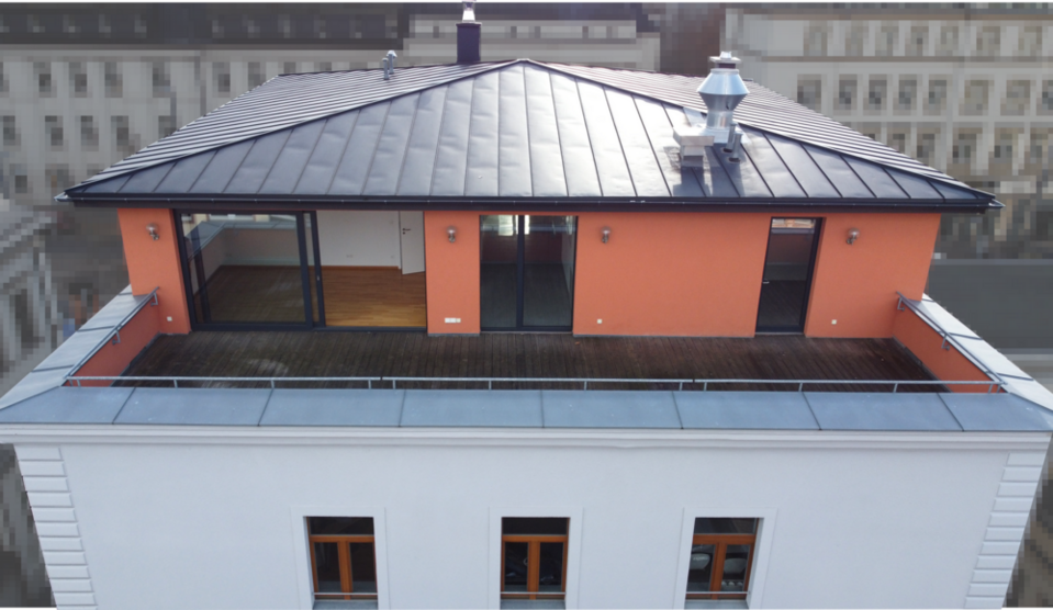 Penthousewohnung mit großer Dachterrasse am Opernplatz 4 zimmer