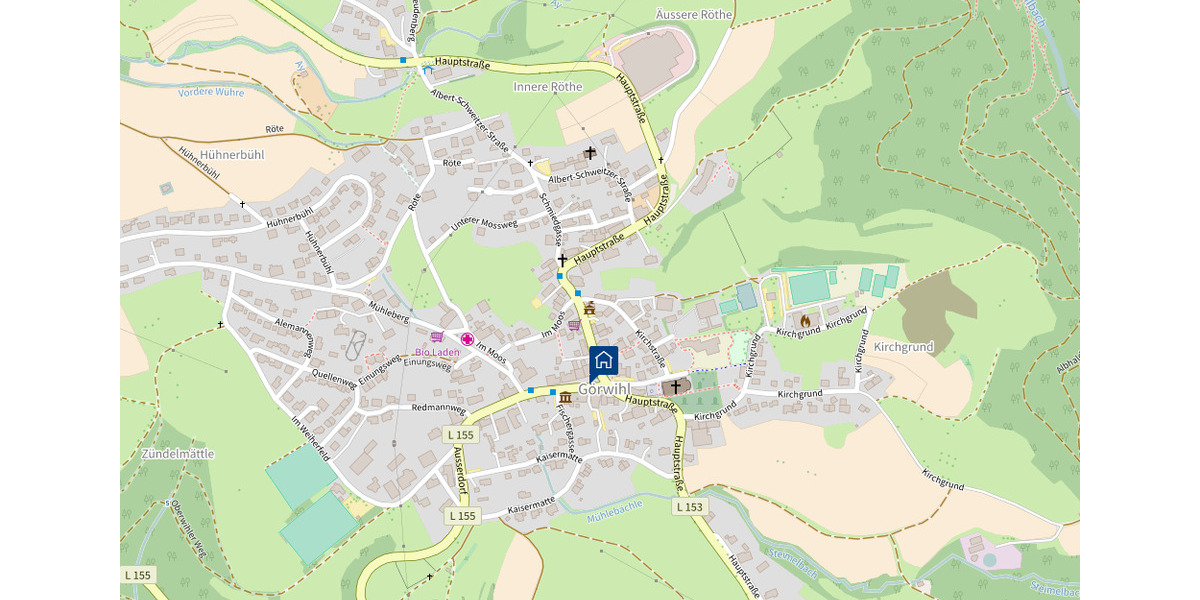 Dachgeschoßwohnung Görwihl - 2.5 Zimmer, 92 m&sup2;, 823&euro; | Angebot:22789626