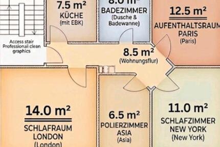 Wohnen auf Zeit Drolshagen - 4 Zimmer, 68 m&sup2;, 18&euro; | Angebot:26351560