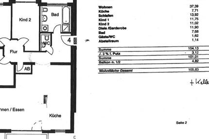 Wohnung Nürnberg Gebersdorf - 4 Zimmer, 105 m&sup2;, 1.350&euro; | Angebot:26706108
