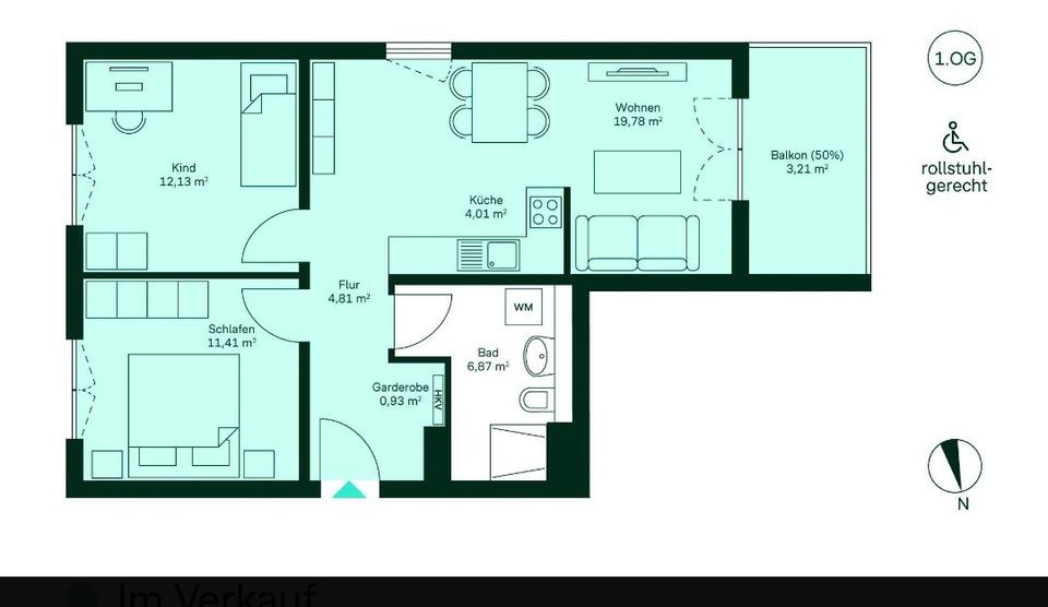 Etagenwohnung Müllrose - 3 Zimmer, 63 m&sup2;, 1.175&euro; | Angebot:26152588