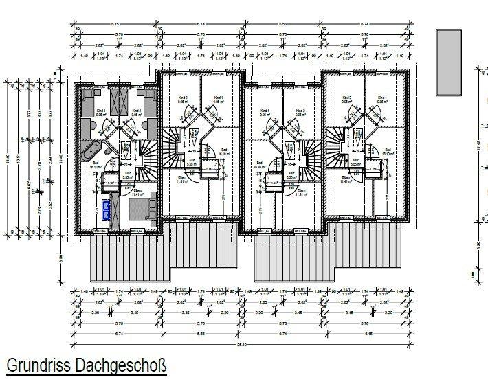 Reihenhaus Bösel - 4 Zimmer, 113 m&sup2;, 1.150&euro; | Angebot:26500463