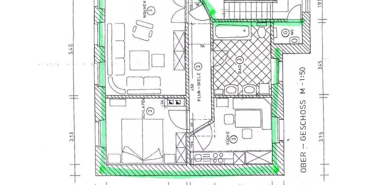 Obergeschosswohnung in Bad Bertrich – ab 01.12.2025 zu vermieten 2 zimmer