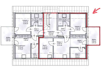 Wohnung Holstenniendorf - 3 Zimmer, 62 m&sup2;, 710&euro; | Angebot:24450749