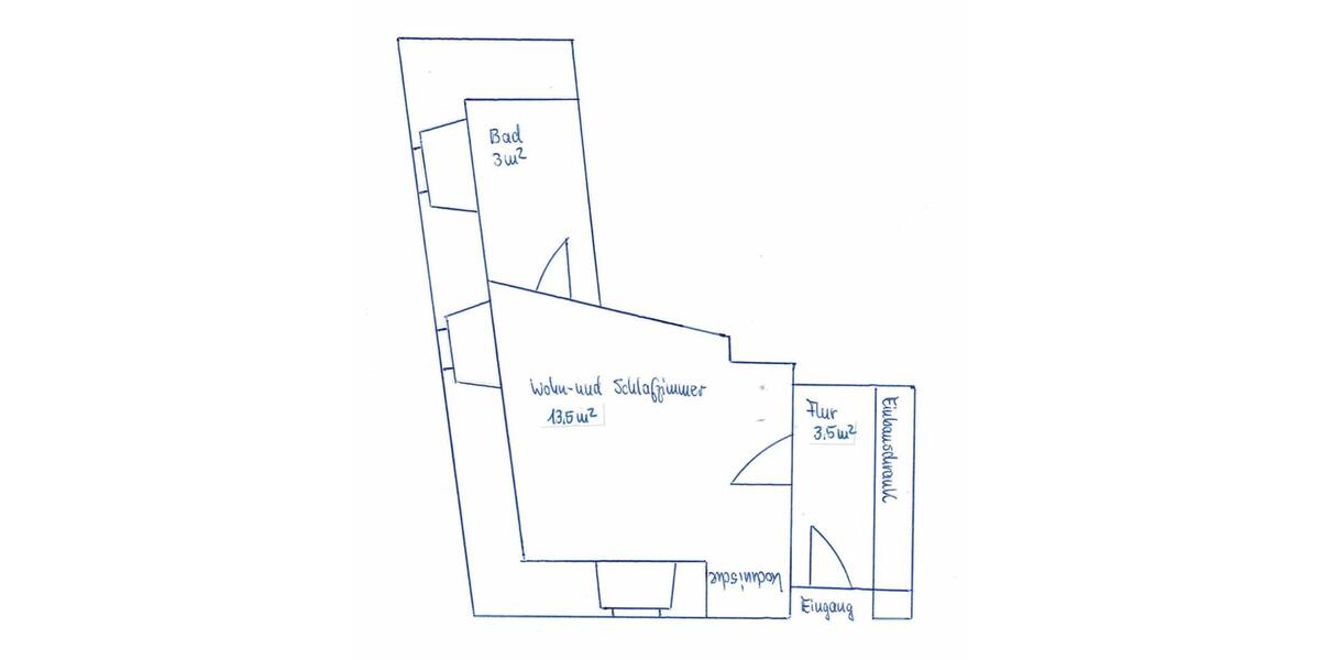 Etagenwohnung Großröhrsdorf - 1 Zimmer, 23 m&sup2;, 250&euro; | Angebot:24679384