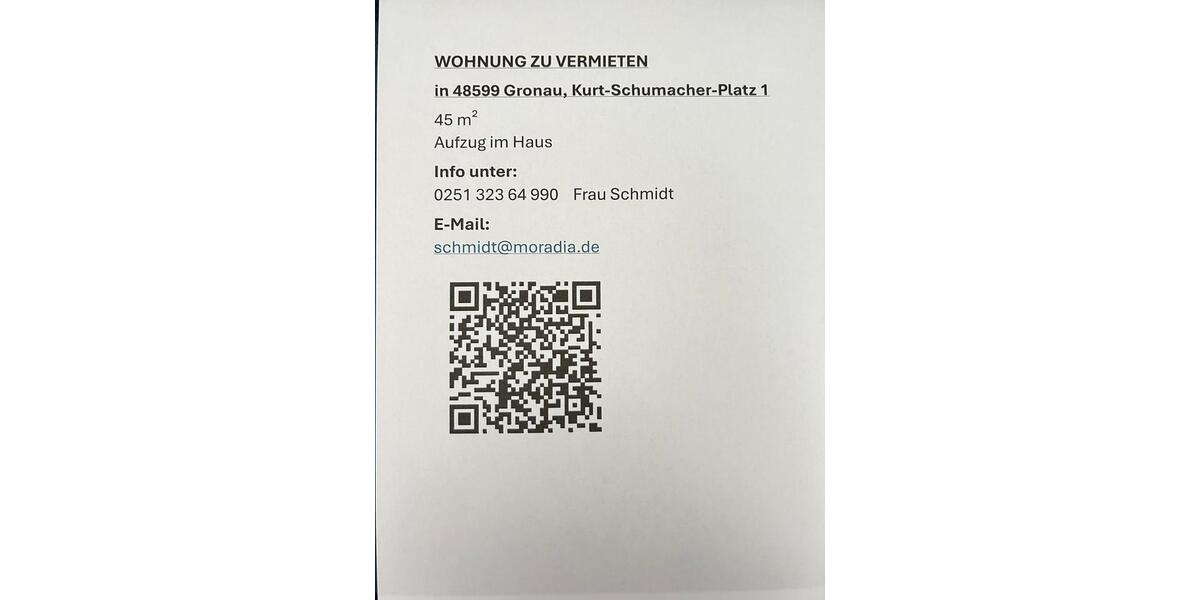 Etagenwohnung Hagenbach - 1 Zimmer, 45 m&sup2;, 400&euro; | Angebot:25436180