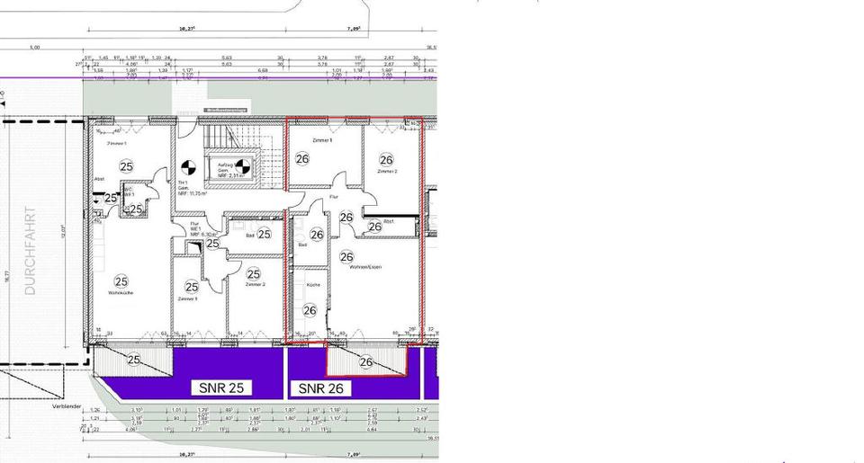Etagenwohnung Bremen Oberneuland - 3 Zimmer, 73 m&sup2;, 477&euro; | Angebot:24753982