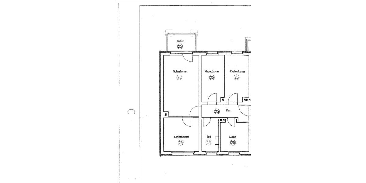 Hochparterre Bützow - 4 Zimmer, 72 m&sup2;, 935&euro; | Angebot:26169439