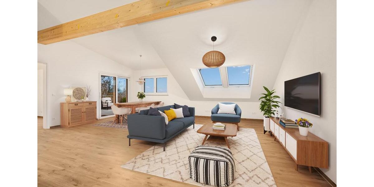 Dachgeschoßwohnung Markdorf - 4 Zimmer, 102 m&sup2;, 1.728&euro; | Angebot:25637932