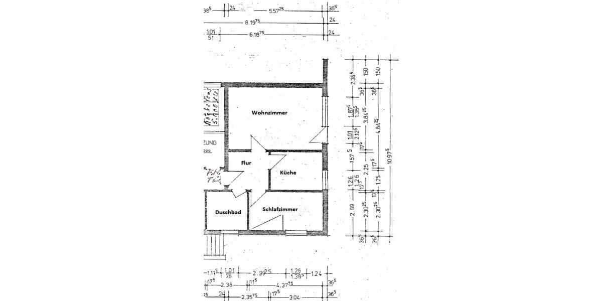 Etagenwohnung Obernkirchen - 2 Zimmer, 53 m&sup2;, 500&euro; | Angebot:26287433