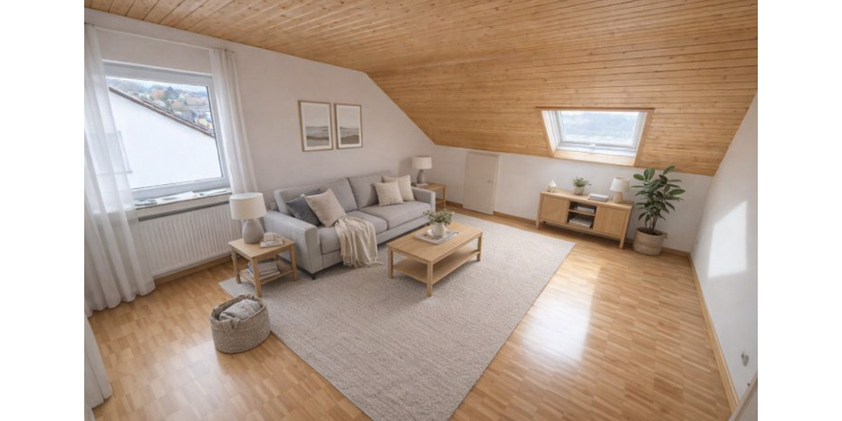 Dachgeschoßwohnung Altensteig - 2 Zimmer, 45 m&sup2;, 500&euro; | Angebot:25935949