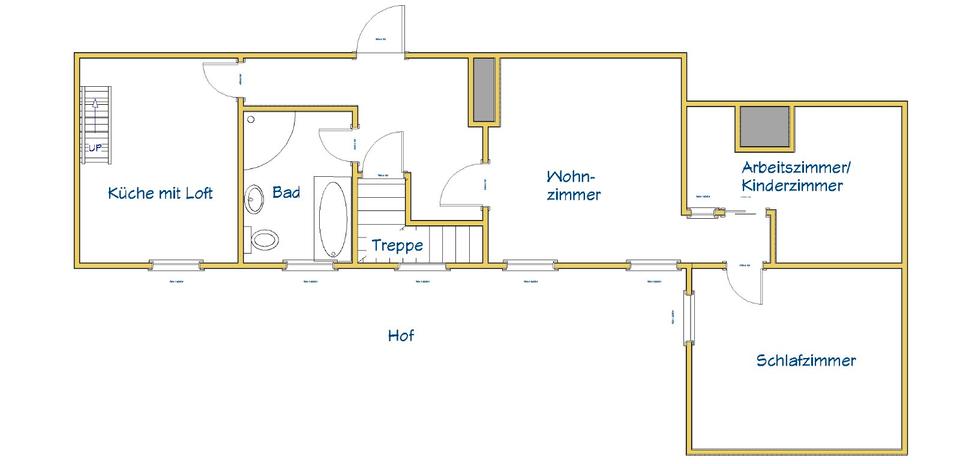 Dachgeschoßwohnung Dahme/Mark Mark - 3 Zimmer, 82 m&sup2;, 558&euro; | Angebot:26639735
