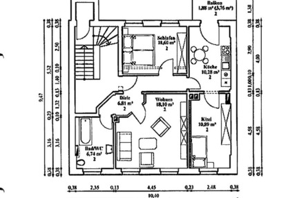 Wohnung zum Mieten in Plauen 350 € 66 m² 3 zimmer