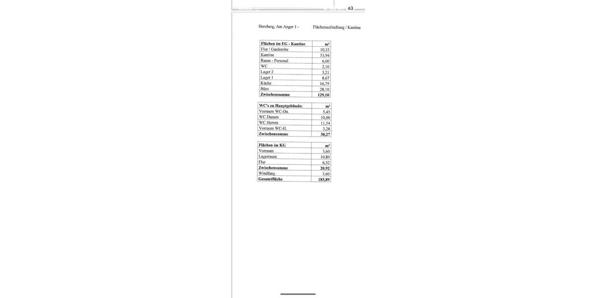 Gewerbeobjekt Herzberg (Elster) - 1.134&euro; | Angebot:26446225