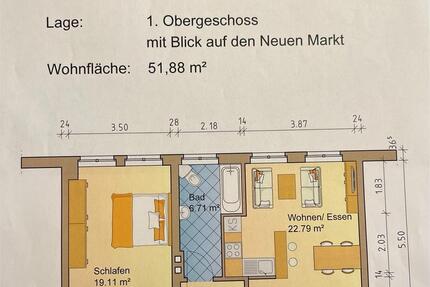 Wohnung Anklam - 2 Zimmer, 52 m&sup2;, 361&euro; | Angebot:26536602