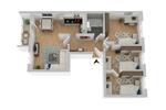 Etagenwohnung Suhl - 4 Zimmer, 65 m&sup2;, 400&euro; | Angebot:26383681