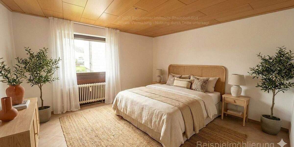 Etagenwohnung Leverkusen Rheindorf - 3 Zimmer, 75 m&sup2;, 940&euro; | Angebot:25261315
