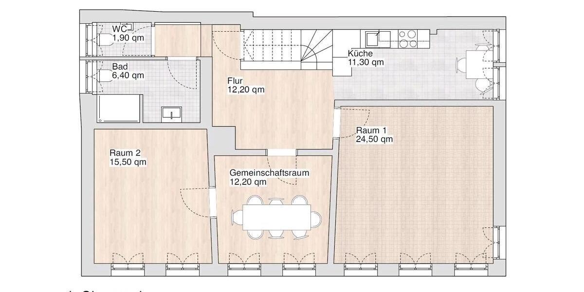 Wohnen auf Zeit Schwäbisch Gmünd - 1 Zimmer, 8 m&sup2;, 450&euro; | Angebot:26516316