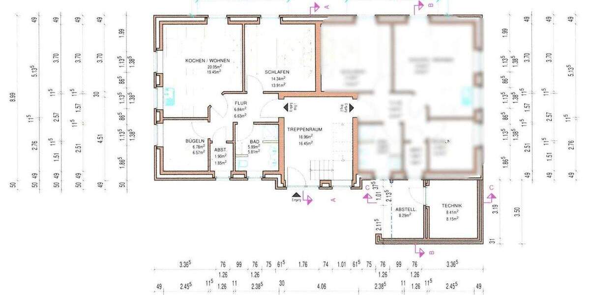 Etagenwohnung Dollern - 2 Zimmer, 60 m&sup2;, 960&euro; | Angebot:25669035