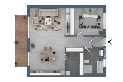 Wohnung Sassenburg - 2.5 Zimmer, 73 m&sup2;, 657&euro; | Angebot:24371524