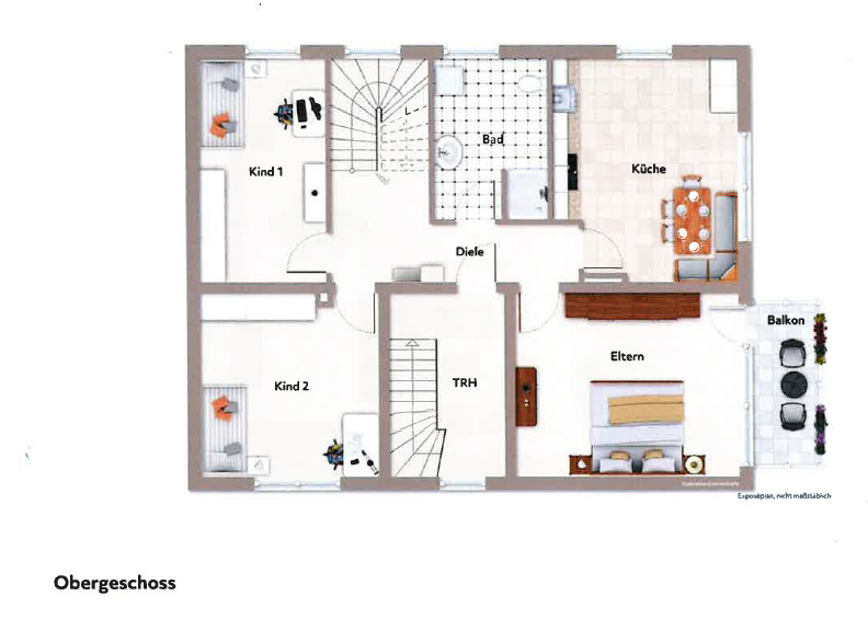 Etagenwohnung Nienburg - 4 Zimmer, 155 m&sup2;, 970&euro; | Angebot:25667281