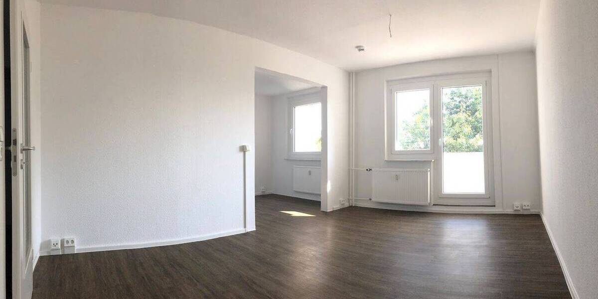 Etagenwohnung Döbeln Pommlitz - 2 Zimmer, 60 m&sup2;, 302&euro; | Angebot:26658234