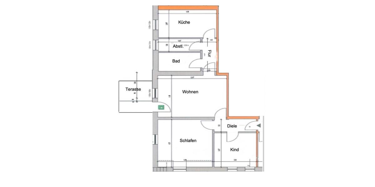 Dachgeschoßwohnung Menden (Sauerland) - 3 Zimmer, 95 m&sup2;, 950&euro; | Angebot:26057272