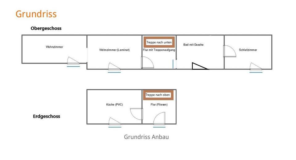 Maisonettenwohnung Sandersdorf-Brehna Brehna - 2 Zimmer, 62 m&sup2;, 450&euro; | Angebot:26431116