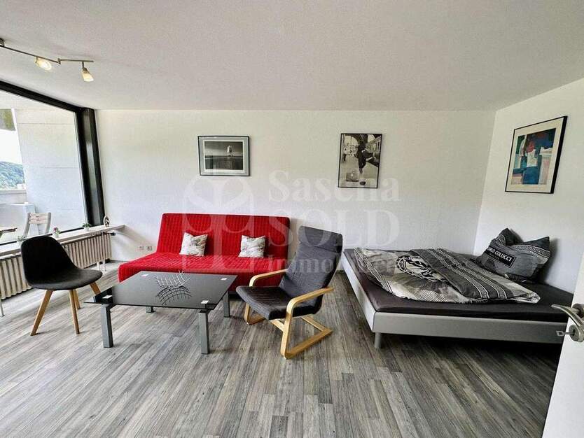 Möbliertes Apartment mit Loggia, Küche & modernem Bad - ideal für Rentner, Nähe Saarbrücken-Güdingen 1 zimmer