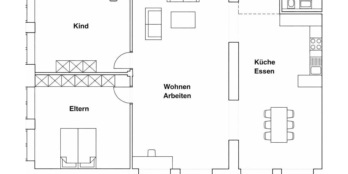 Sanierte Loftwohnung: Mit Terrasse, Stellplatz und Gartenzugang - Etagenwohnung Muggensturm | Angebot:26675597