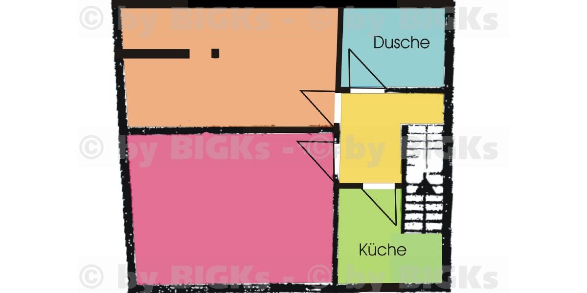 BIGKs - Suhl - Mitte 2 Raumwohnung ,separate Küche,Dusche (-;) - 2- Suhl Suhl Mitte | Angebot:27119939